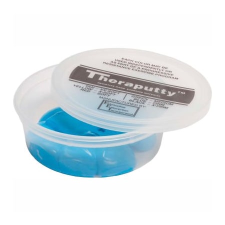 Fabrication Enterprises TheraPutty Plus Antimicrobial Exercise Putty, Blue, 4 Ounce, Firm 264711